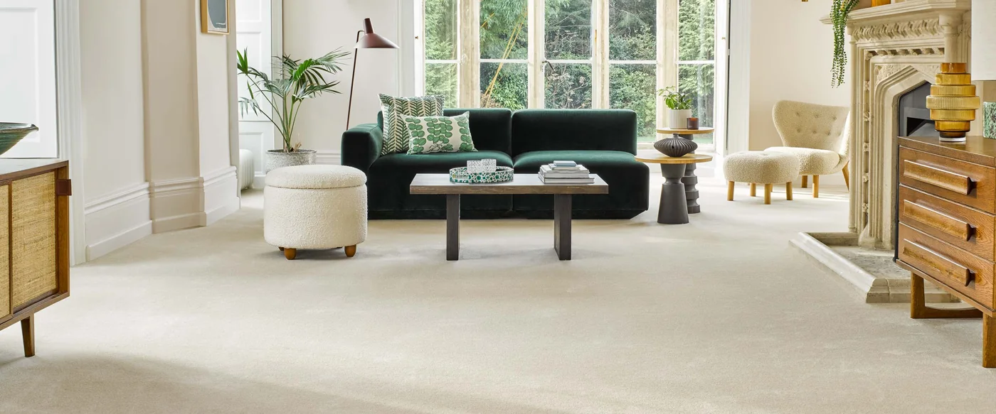 Victoria Grace Cherish carpet in a furnished room